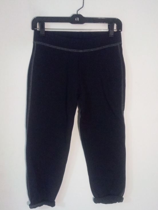 Soffe Other - Soffe Black Sweatpants with Contrast Stitching Girls XL 16 New NWOT Rolled Cuffs